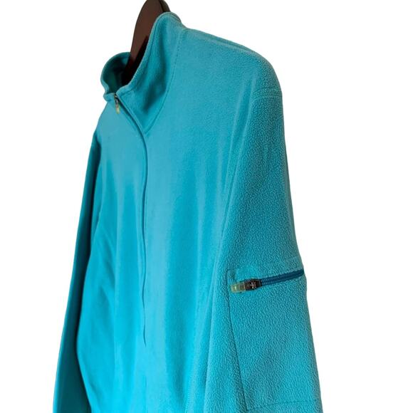 LL Bean fleece jacket misses size xl-reg blue - Picture 4 of 6